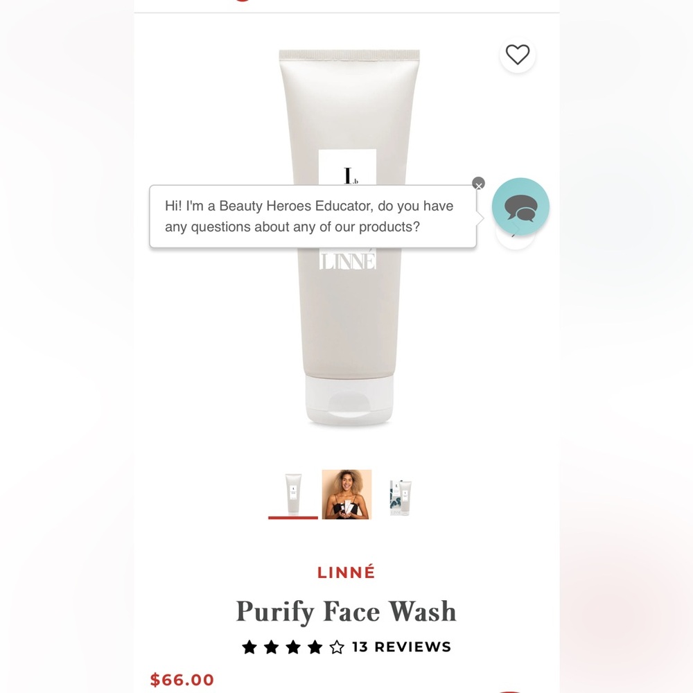 LINNÉ Purifying Face Wash